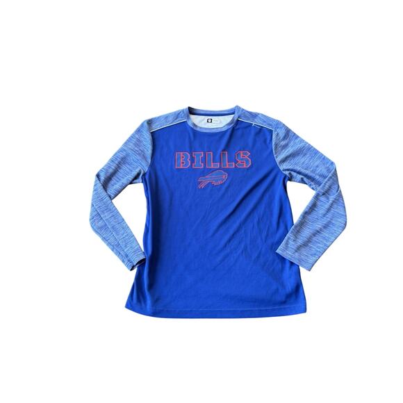 NFL Buffalo Bills Fanatics Team Apparel Blue Long Sleeve Shirt Mens Size Large - Picture 6 of 10